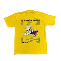 NEW Amyl and the Sniffers Concert 2024 Yellow All Size Shirt AR110 L yellow