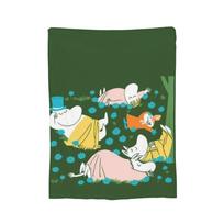 MOOMINS  Follow us Knitted Blankets  Fleece Throw Blanket Summer Air Conditioning Personalised UltraSoft Warm Bedspreads 75x100cm (30x40inch) blue