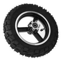 255x80 Inflatable Tire Electric Scooter Wheel Off Road Inner Outer Tire with Alloy Disc Brake Rim black