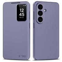 Atverčiamas dėklas Tech-Protect Smart Wallet skirtas Samsung Galaxy A57 5G, violetinis