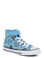 Converse - Ctas 1V Hi Lt. Blue/Neon Mantis/Black - Aukštakulniai sportbačiai - Mėlyna