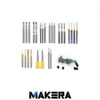 MAKERA Carvera išplėstinis frezų rinkinys CNC staklėms (52 vnt.)