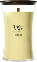Žvakė, aromatinė WoodWick Yuzu & Vetiver, 90 - 140 h, 609 g, geltona sp.