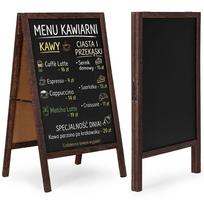 Reklaminis A formos stovas 83×50 cm, dvipusė kreidinė lenta, ModernHome