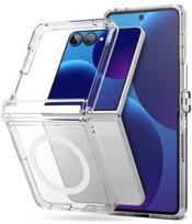 RINGKE FUSION FLAP MAGNETINIS MagSafe DĖKLAS Samsung Galaxy Z FLIP 8 SKAIDRUS