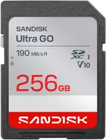 Atminties kortelė SanDisk Ultra GO SDHC 256GB Class 10 UHS-I V10