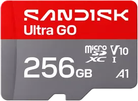 Atminties kortelė SanDisk Ultra GO 256GB microSDXC UHS-I