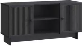 TV staliukas Televizoriaus spintelė 102 x 34,5 x 50 cm Juoda