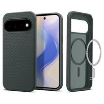 Spigen Liquid Air Mag MagSafe dėklas Google Pixel 11, tamsiai žalias