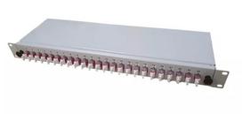 Splice tray EFB Elektronik B65901.6OM4 – 6 suvirinimų, pilka, vidaus montavimui, 482×170×44 mm