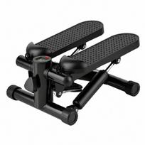 Sportinis stepperis su pasipriešinimo juostomis, LCD skaitiklis, reguliuojamas, 100 kg, BodyStep