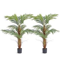 Dirbtinė palmė 1,2 m, PE medžiaga, žalia, atspari apvirtimui