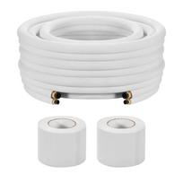 Mini 30,5 m ŠVOK varinių vamzdžių rinkinys, 6,4 ir 9,5 mm, balta PE izoliacija