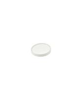 Vienkartinis dangtelis B'Green White 500 ml sriubos indeliams, popierius/PE, D 96 mm, 25 vnt