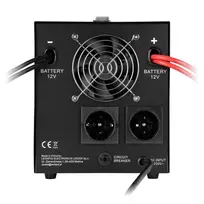 Rebel POWER-1500-LFP4 emergency power supply – a pure sine wave inverter with a 12V charging function, 230V, 1500VA/1050W