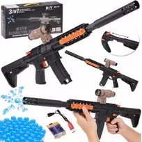 Gel ball gun - 3 modes, battery operated + manual DIY ZA6383