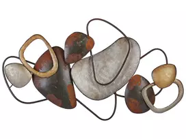 Sienų dekoracija COBALT 50 cm metalinė ruda