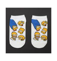 Moteriškos itin trumpos kojinaitės "Simpsonai 2"