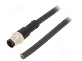 Cable: for sensors/automation | PIN: 8 | M12 male | straight | 1m | plug