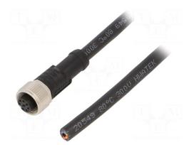 Cable: for sensors/automation | PIN: 8 | M12 female | straight | 2m