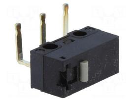 Microswitch SNAP ACTION | 0.1A/30VDC | without lever | SPDT | Pos: 2