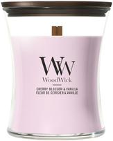 Žvakė, aromatinė WoodWick Cherry Blossom & Vanilla, 50 - 65 h, 275 g, rožinė sp.