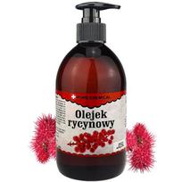 Nerafinuotas šalto spaudimo ricinų aliejus + dozatorius 0,5l Chosa