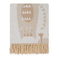 Medvilninis pledas Cozy Blankets, 100 % medvilnė, su dekoratyviniais kutais – minkštas pledas namams ir poilsiui 170×200 cm, 170x200