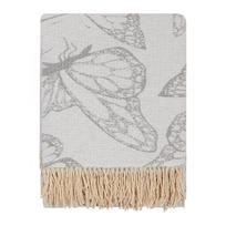 Medvilninis pledas Cozy Blankets, 100 % medvilnė, su dekoratyviniais kutais – minkštas pledas namams ir poilsiui 140×200 cm, 140x200