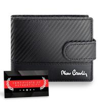 Vyriška odinė piniginė Pierre Cardin, juoda, RFID apsauga A323706