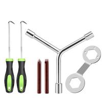 Washing Machines Screw Disassembly Special Tool Drag Hook Inner Pulsator Repair Impact Socket Wrench Tool 1 white