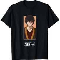Avatar The Last Airbender Zuko Firebending Master T-Shirt S juoda