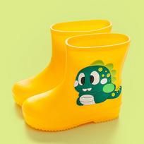 Vaikams atsparūs vandeniui lietaus batai su dinozaurais, neslystantys, lengvi, berniukams ir mergaitėms nuo 1 iki 7 metų. Inner length 19cm (Approx. Size 29-30)