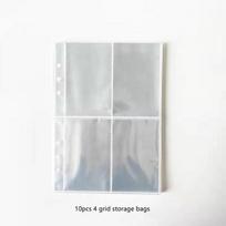 A5 Macaron Color Pu Leather Binder Pocards Cute Diary Agenda Budget Cover Idol Kpop Po Album Card Collect Book Stationery Quality white