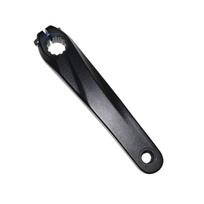 Precisions Engineered Left Bikes Crank Arm 12T Hollow Aluminum Alloys Structure Corrosions Resistant for Long Terms Use 1 black