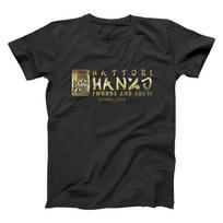 Men'S Hattori Hanzo Masashige Kung Fu Kill Bill Graphic T-Shirt Japanese Samurai Design with Hattori Hanzo Masashige Swords -... S įvairiaspalvis