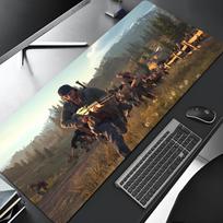 Game DDays Gone Mouse Pad Cartoon Lockedge Large Gaming Pad Computer Gamer Keyboard Mat Desk Mousepad PC Desk Pad 40x80x0.2cm gray