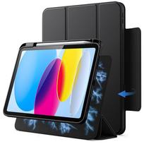 Magnetic Detachable Case for iPad (A16) 11th/10th Generation (2025/2022) with Pencil Holder Removable Rotating Tri-Folds Cover Ipad&11"&PU juoda