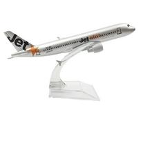 16CM Metalinis Jetstar Airlines A320 Modelis 6 Colių Metalo Lydinio Diecast Lėktuvas Atminimo Kolekcija Lėktuvas Žaislas sidabras
