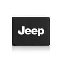 1Pcs Car Emblem Driver License Cover ID Credit Card Holder for Jeep JK Gladiator Compass Renegade Grand Cherokee Wrangler juoda