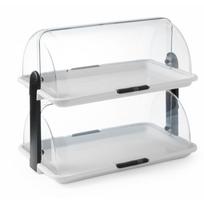 Hendi 871713 Double RollTop Food Display Cabinet with Cover