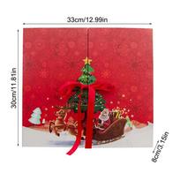 2025 Advent Calendar Christmas Countdown - 24-Day SurpriseBox for Teens, Kids, Women & Men, Holiday Gift L raudona