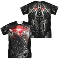 Justice League Movie  Cyborg Uniform  Dye Sublimation T-Shirt Unisex T-Shirt XXXL gray
