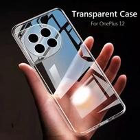„OnePlus 12“ dėklui, paprastas plonas, minkštas TPU skaidrus, skaidrus telefono dėklas, skirtas „OnePlus12 One Plus 12 5G“ dėklui For OnePlus 12 gray