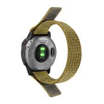 22mm Width Nylon Strap For Garmin Fenix 7 Pro 6 Pro 5 Plus Epix Pro 2 Forerunner 265 255 965 955 945 935 Watchband Bracelet Band 22mm Width black