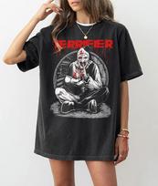 Terrifier Art The Clown Shirt Horror Movie T-Shirt Scary Clown Tee Creepy Slasher Film Graphic XL black