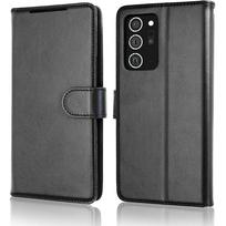 Galaxy Note 20 Ultra Leather Wallet Case, Flip Protective Case Cover with Wallet Card Holder, Stand and Wrist Strap -...
