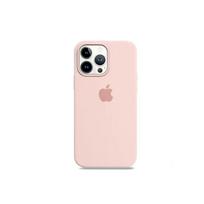 Silicone Case with MagSafe (for iPhone 14), Soft-Touch Finish, Chalk Pink