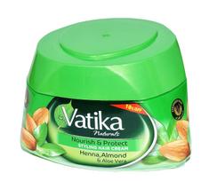 Vatika imported Nourish & Protect Styling Hair Cream Henna Almond Aloe Vera 140ML green