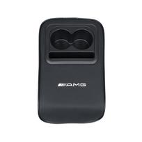 Car Armrest Box Booster Pad Water Cup Holder Storage Case Hub Center Cover For Mercedes Benz AMG Smart Fortwo 451 450 453 EQ For XV7 black